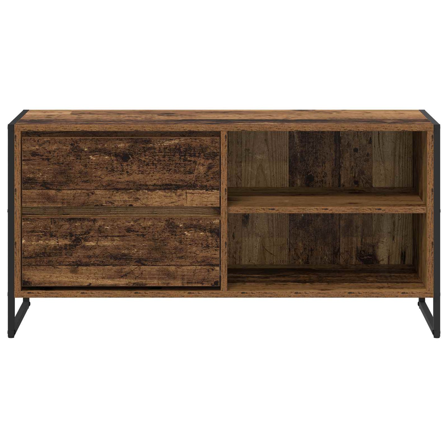 TV-Schränk 100 x 36 x 49,5 cm Altholz Holzwerkstoff