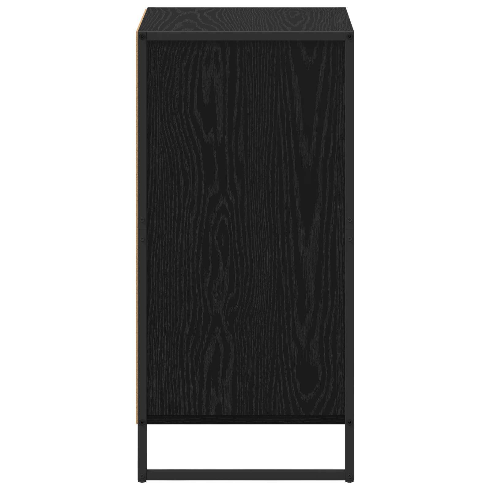 Sideboard Schwarz Eichen-Optik 43 x 36 x 75,5 cm Holzwerkstoff
