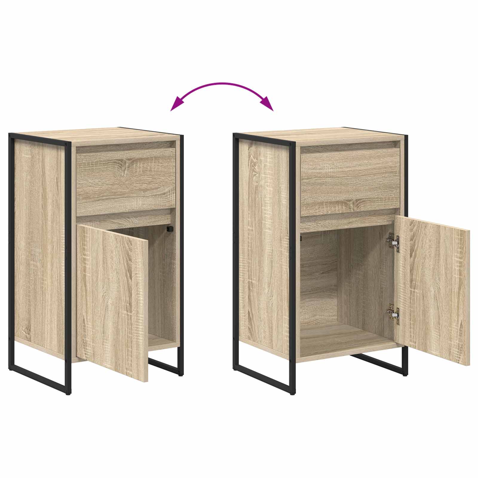 Sideboard Sonoma 43 x 36 x 75,5 cm Holzwerkstoff