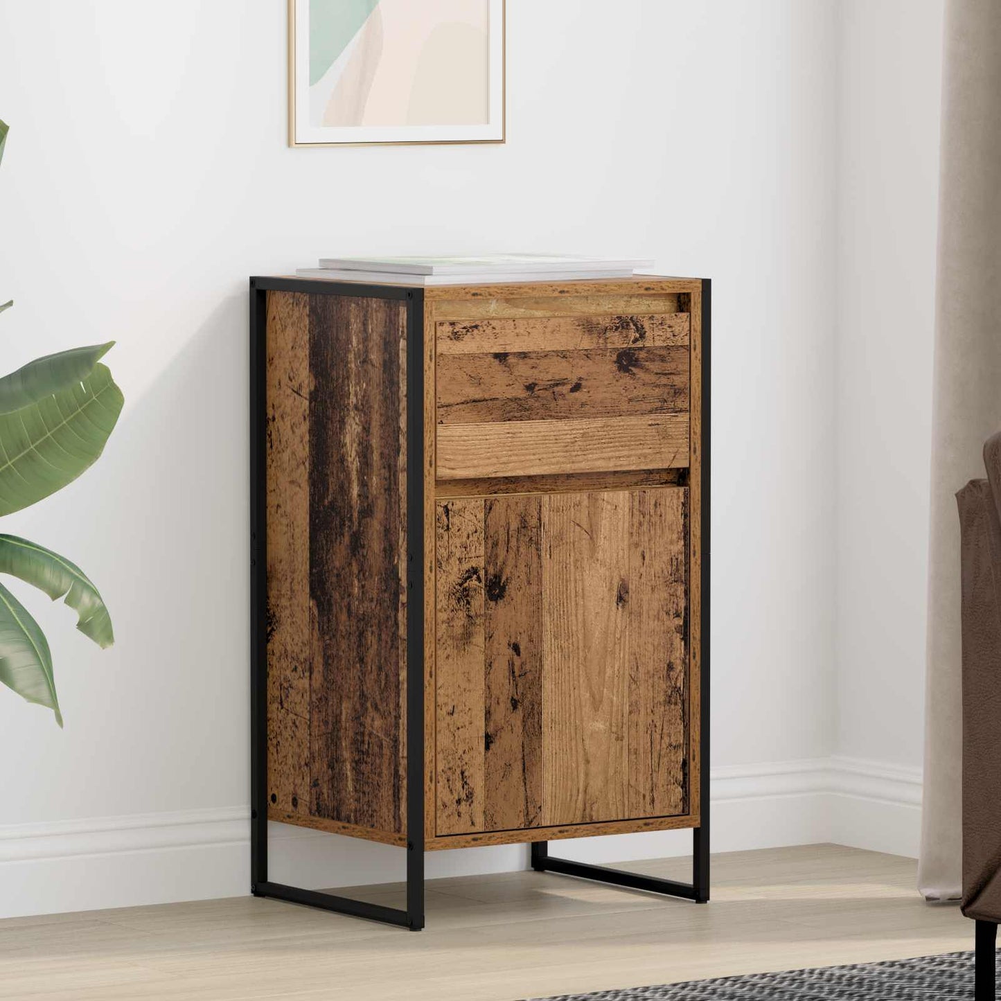 Sideboard Altholz 43 x 36 x 75,5 cm Holzwerkstoff
