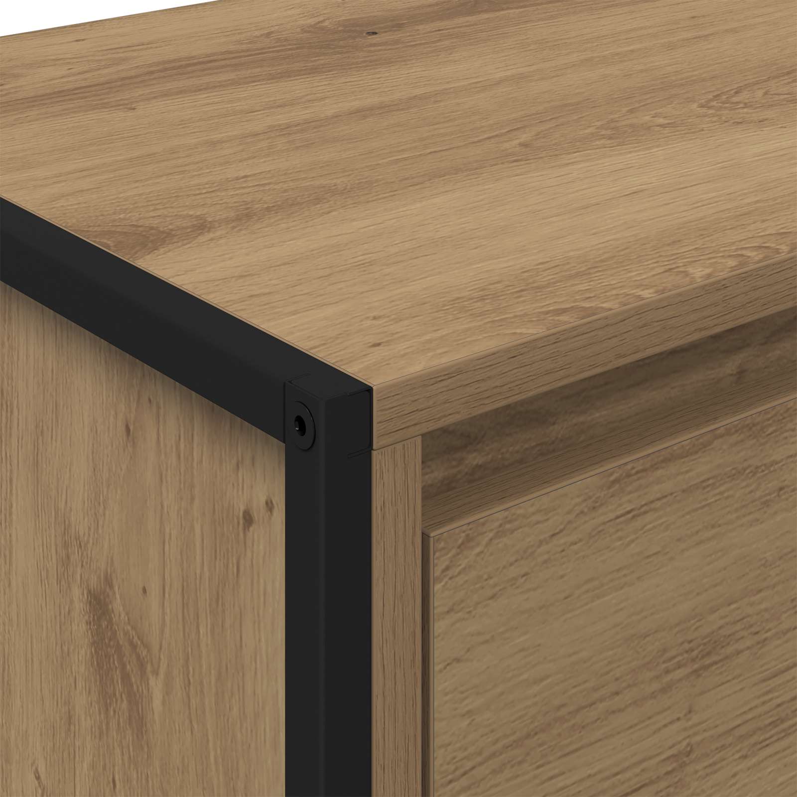 Sideboard Kunsthandwerk Eiche 43 x 36 x 75,5 cm Holzwerkstoff