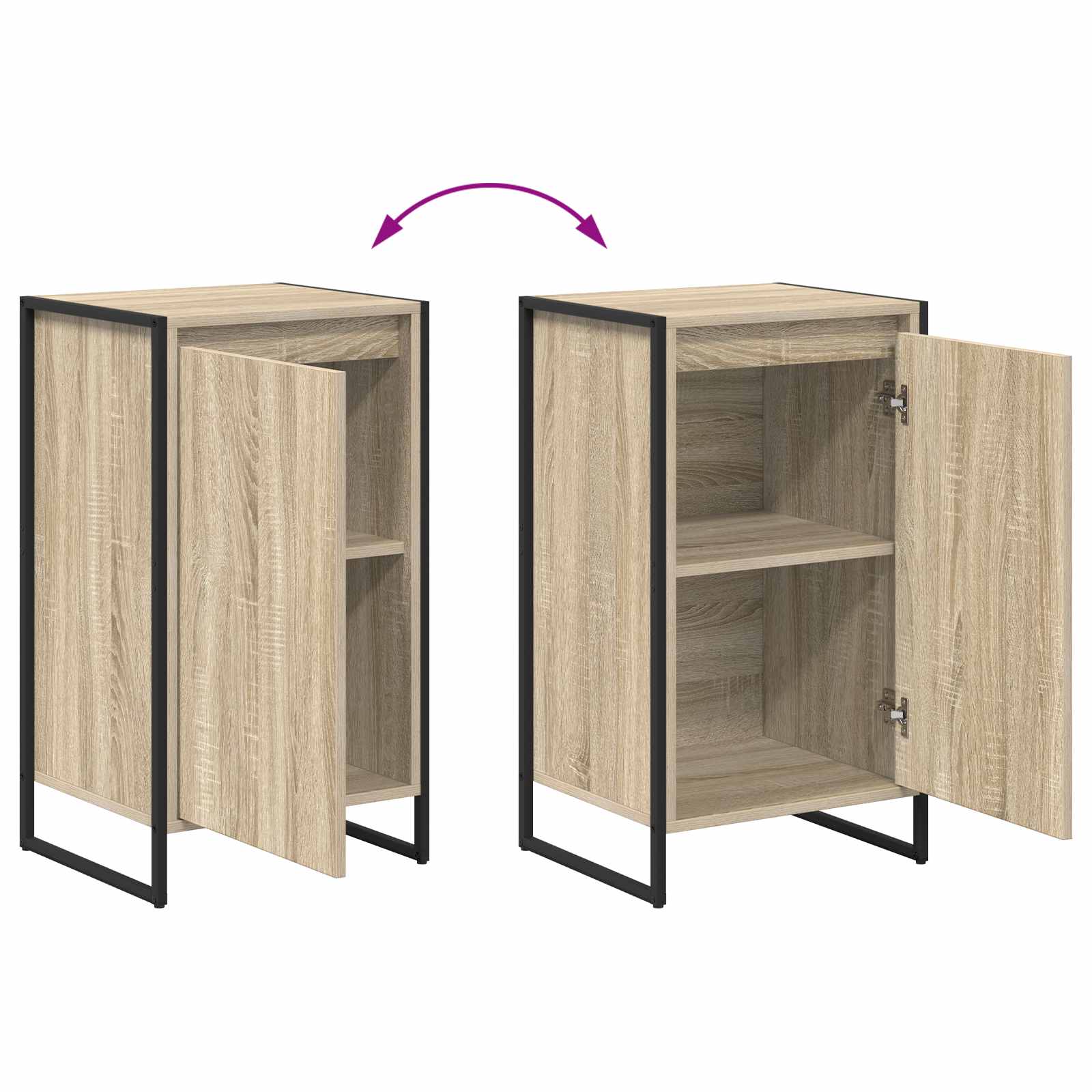 Sideboard Sonoma 43 x 36 x 75,5 cm Holzwerkstoff