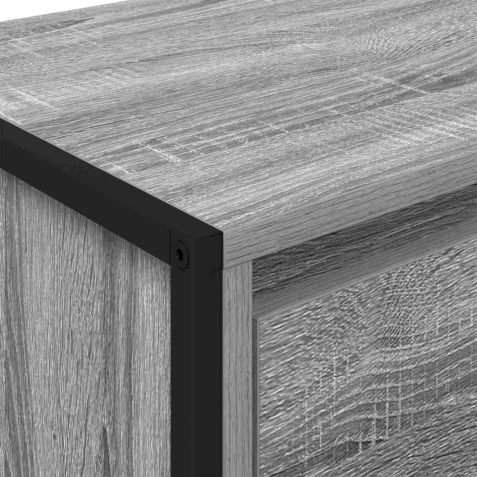 Sideboard Sonoma-Grau 43 x 36 x 75,5 cm Holzwerkstoff