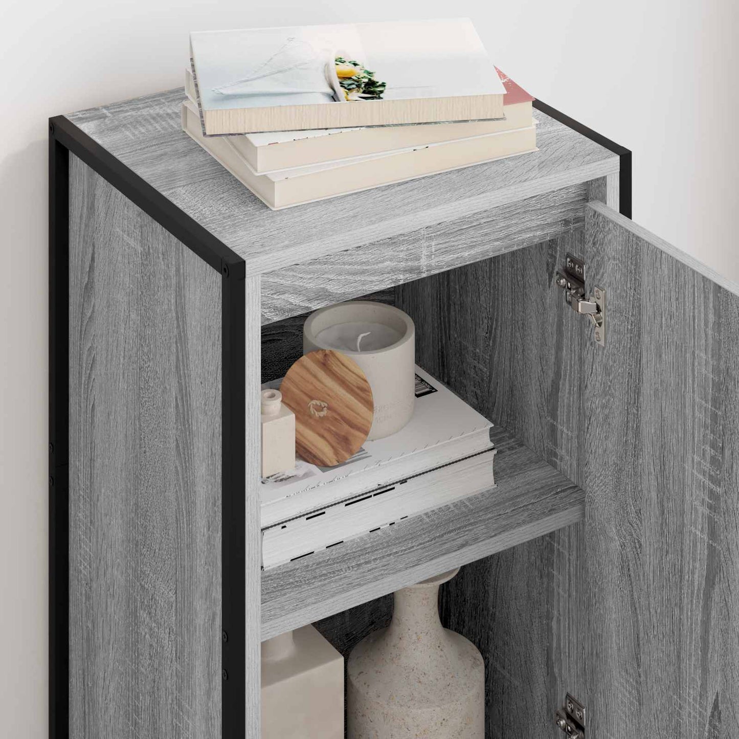 Sideboard Sonoma-Grau 43 x 36 x 75,5 cm Holzwerkstoff