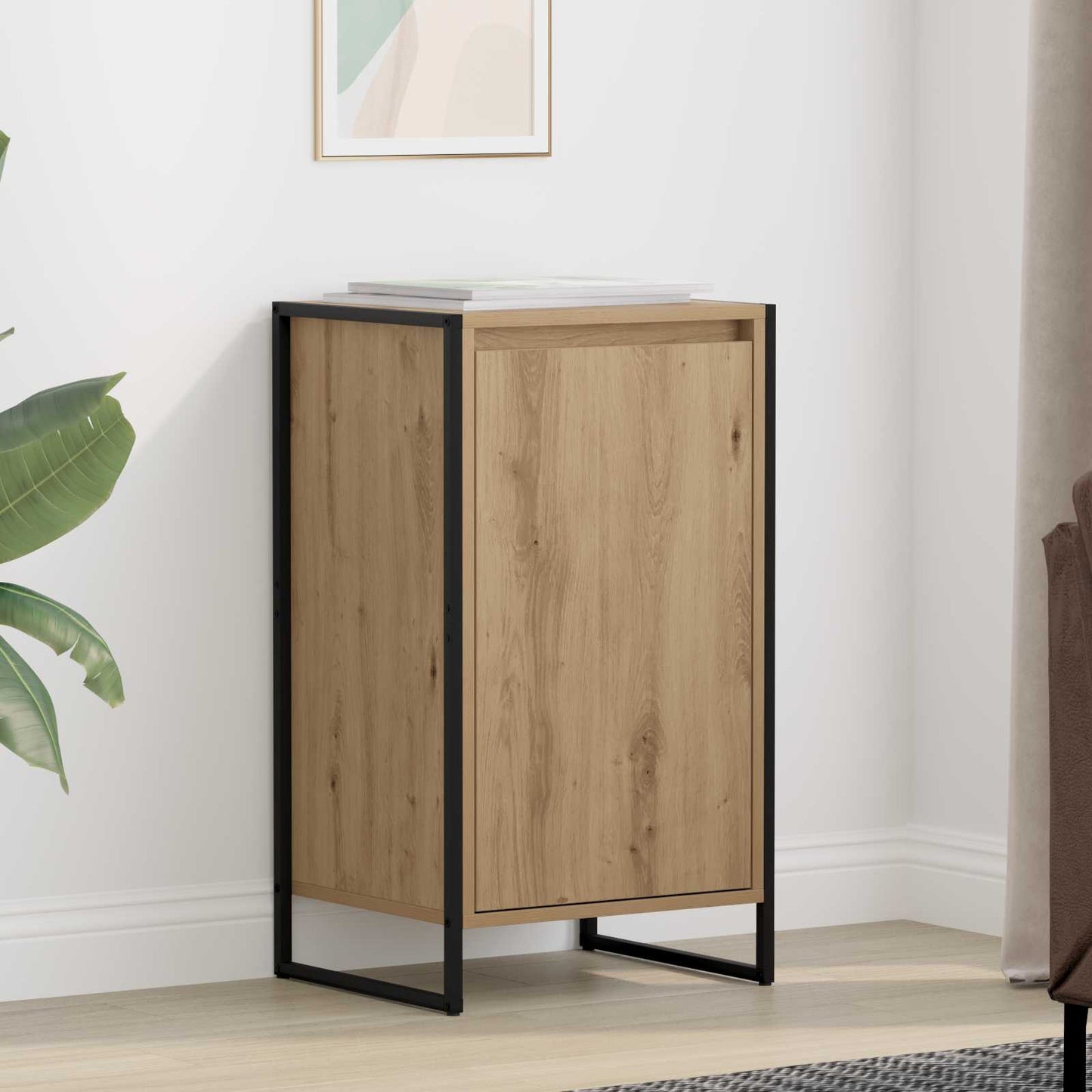 Sideboard Kunsthandwerk Eiche 43 x 36 x 75,5 cm Holzwerkstoff