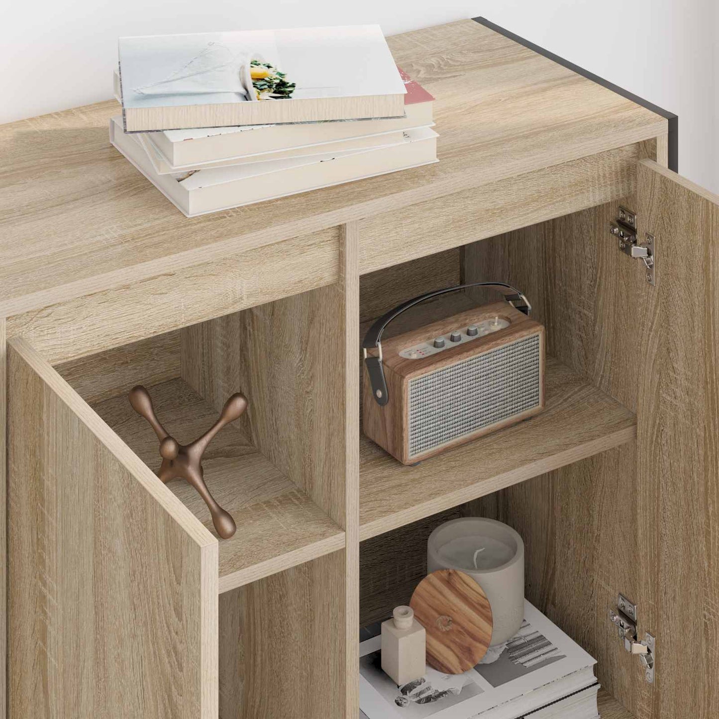 Seitenschrank Sonoma 79 x 36 x 75 cm Holzwerkstoff