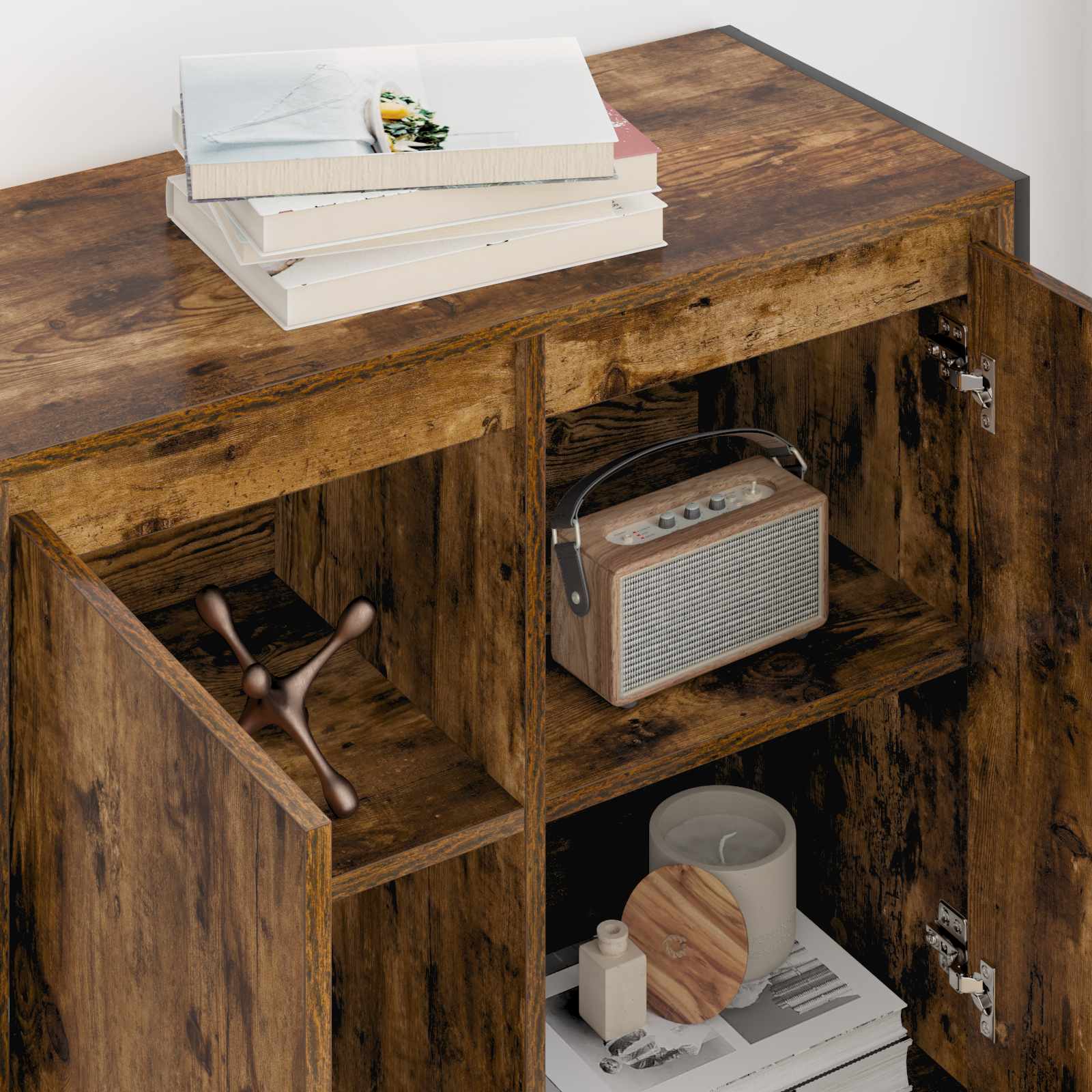Seitenschrank Raucharbe 79 x 36 x 75 cm Holzwerkstoff