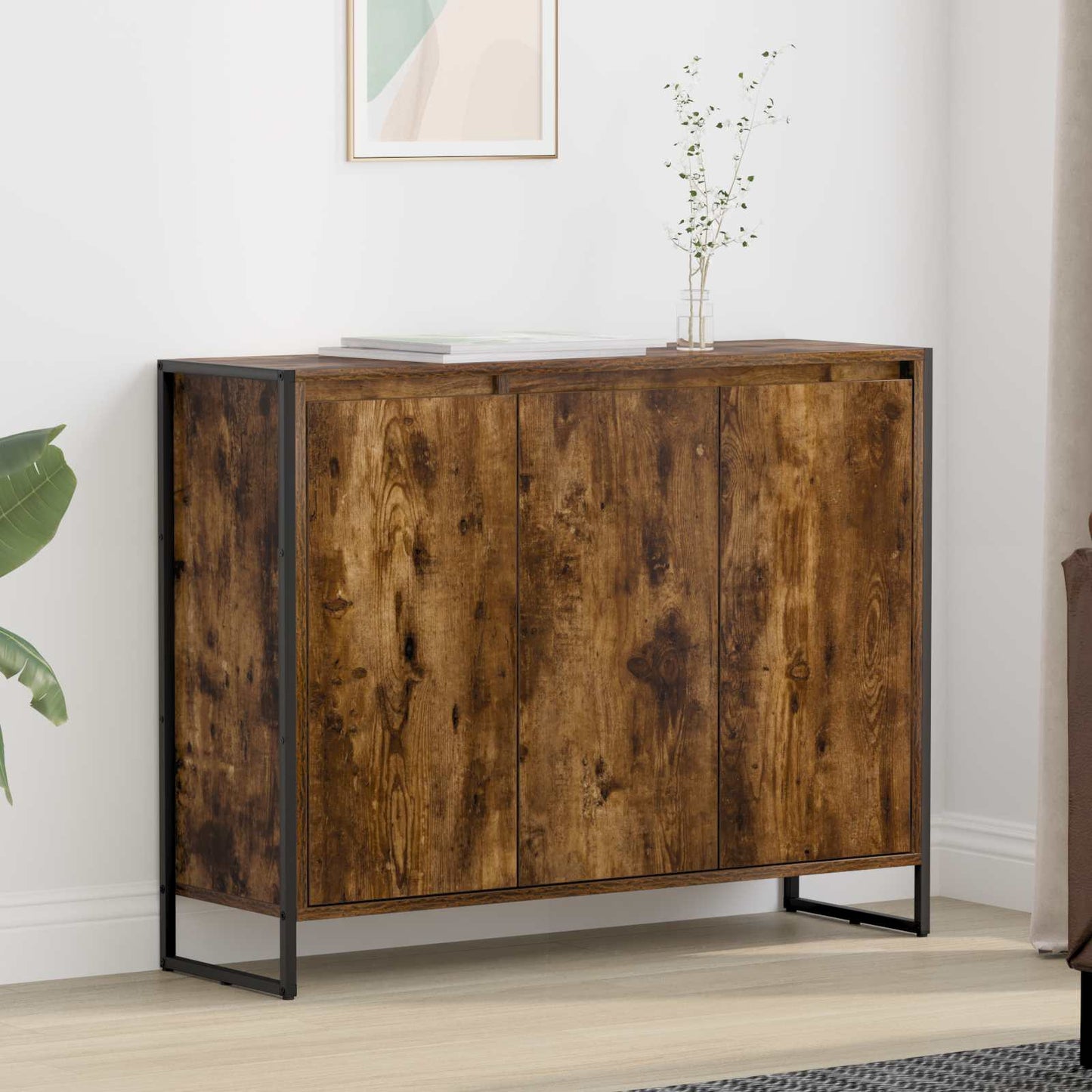 Seitenschrank Raucharbe 96,5 x 30 x 75 cm Holzwerkstoff