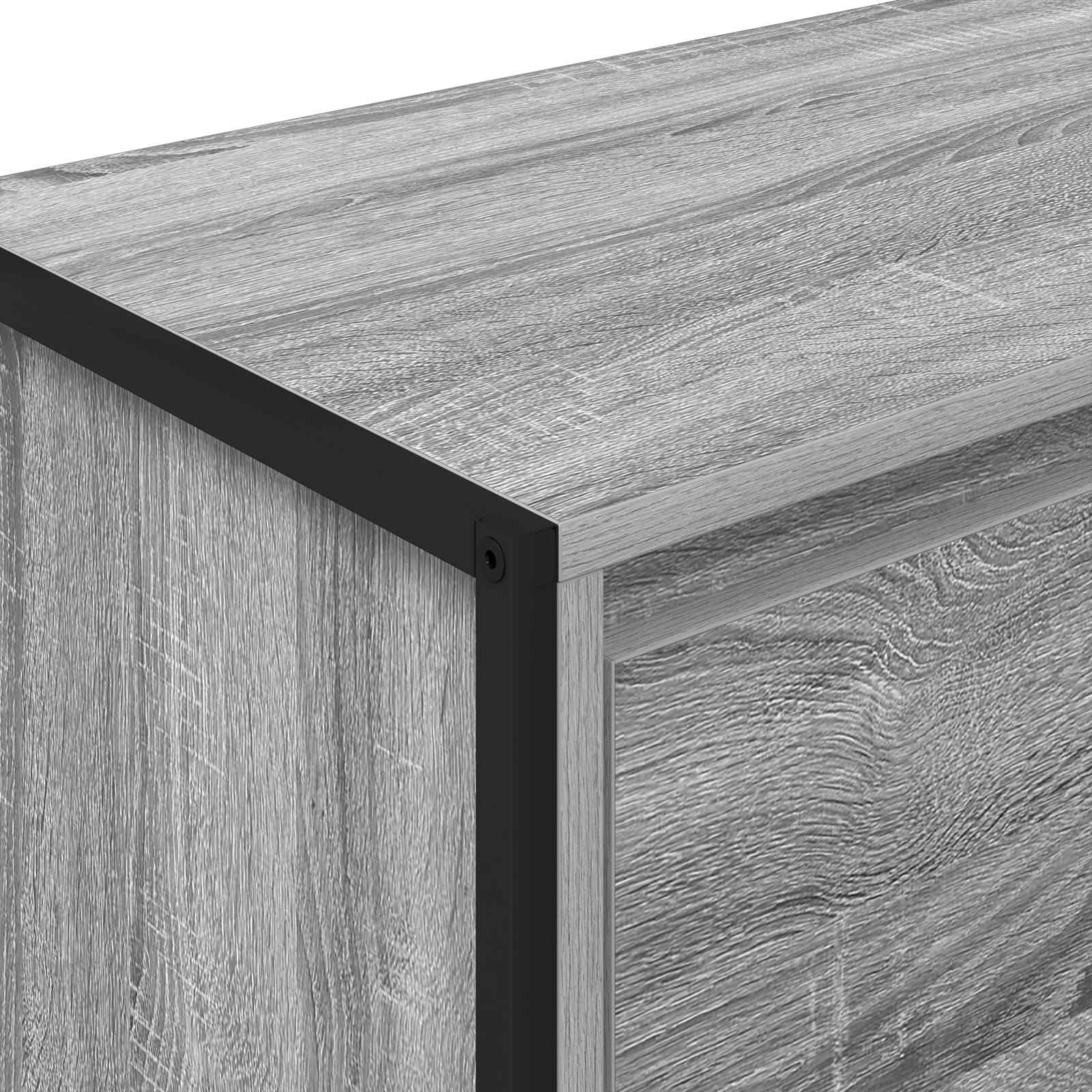 Seitenschrank Graues Sonoma 96,5 x 30 x 75 cm Holzwerkstoff