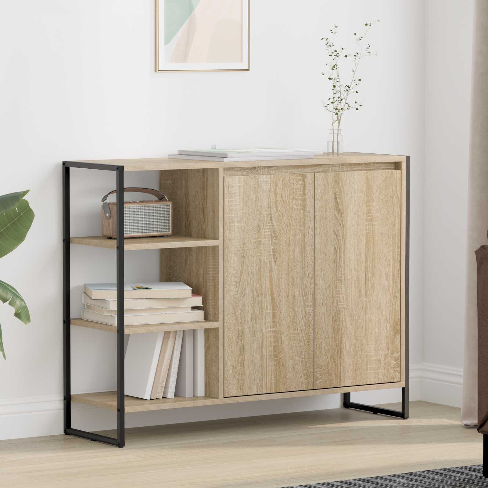Seitenschrank Sonoma 96,5 x 30 x 75 cm Holzwerkstoff