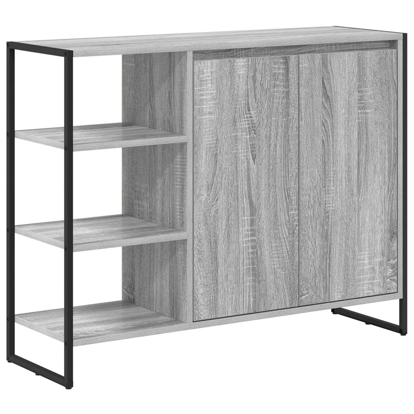 Seitenschrank Graues Sonoma 96,5 x 30 x 75 cm Holzwerkstoff