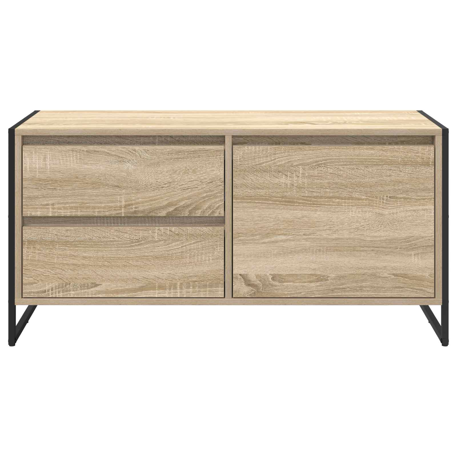 TV-Schränk 100 x 36 x 49.5 cm Sonoma Holzwerkstoff