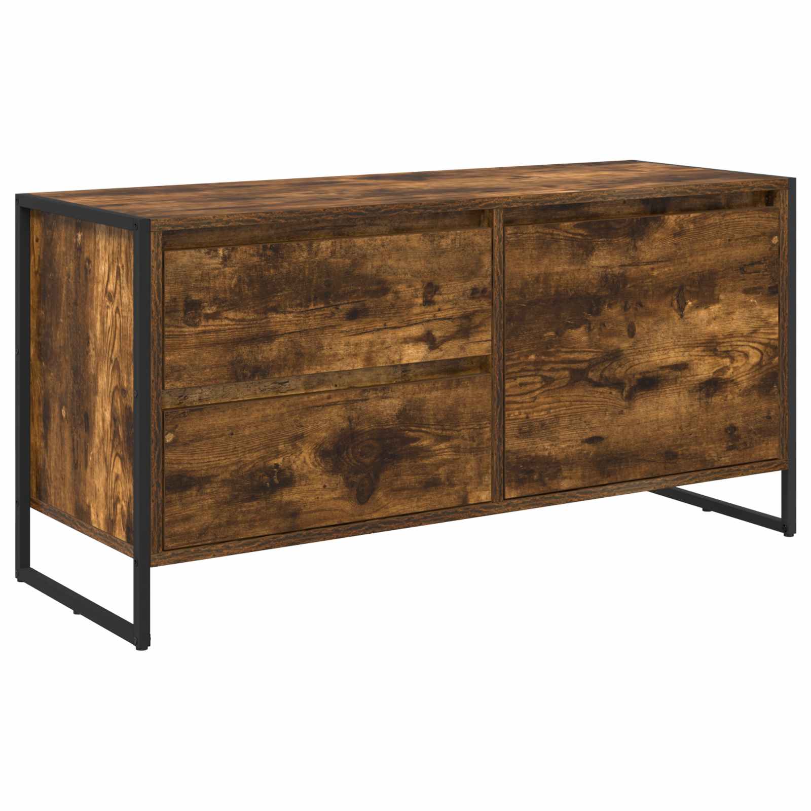 TV-Schränk 100 x 36 x 49.5 cm Raucharbe Holzwerkstoff