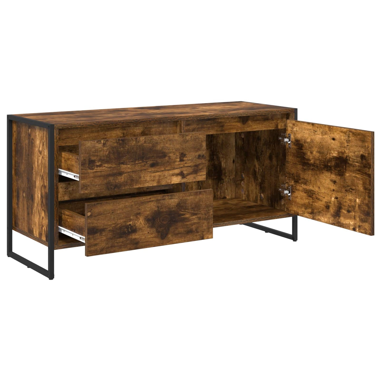 TV-Schränk 100 x 36 x 49.5 cm Raucharbe Holzwerkstoff