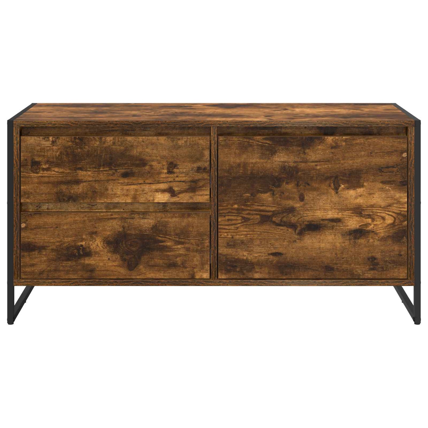 TV-Schränk 100 x 36 x 49.5 cm Raucharbe Holzwerkstoff