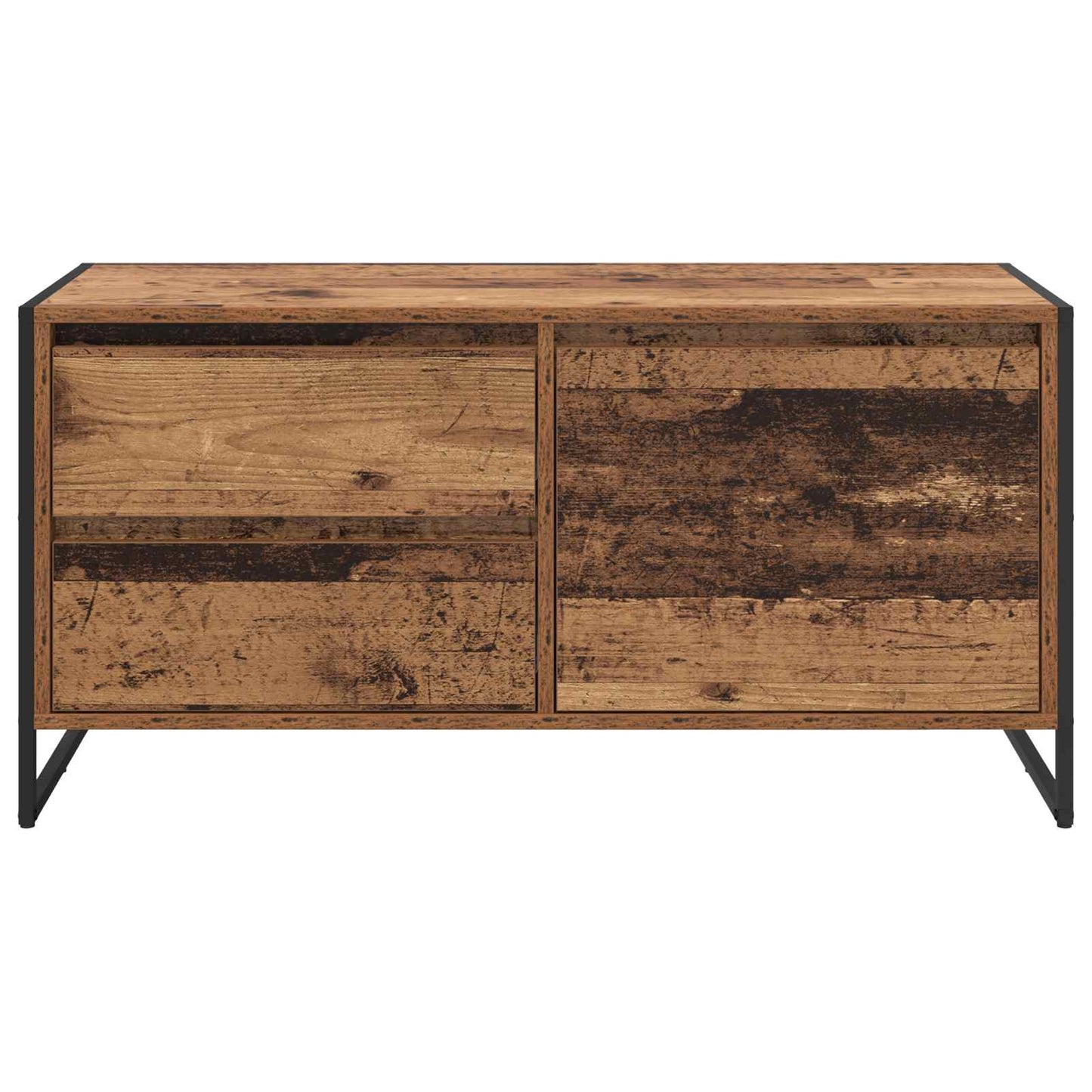 TV-Schränk 100 x 36 x 49.5 cm Altholz Holzwerkstoff