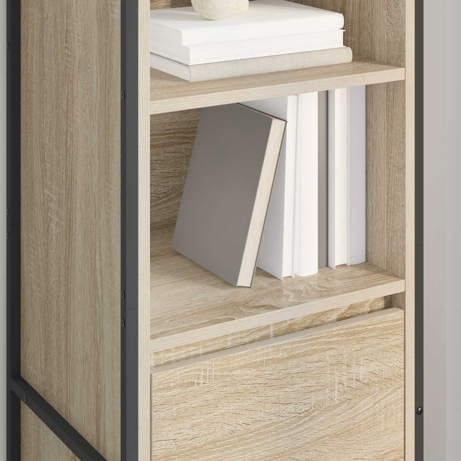 Bücherregal Sonoma 43 x 36 x 150,5 cm Holzwerkstoff