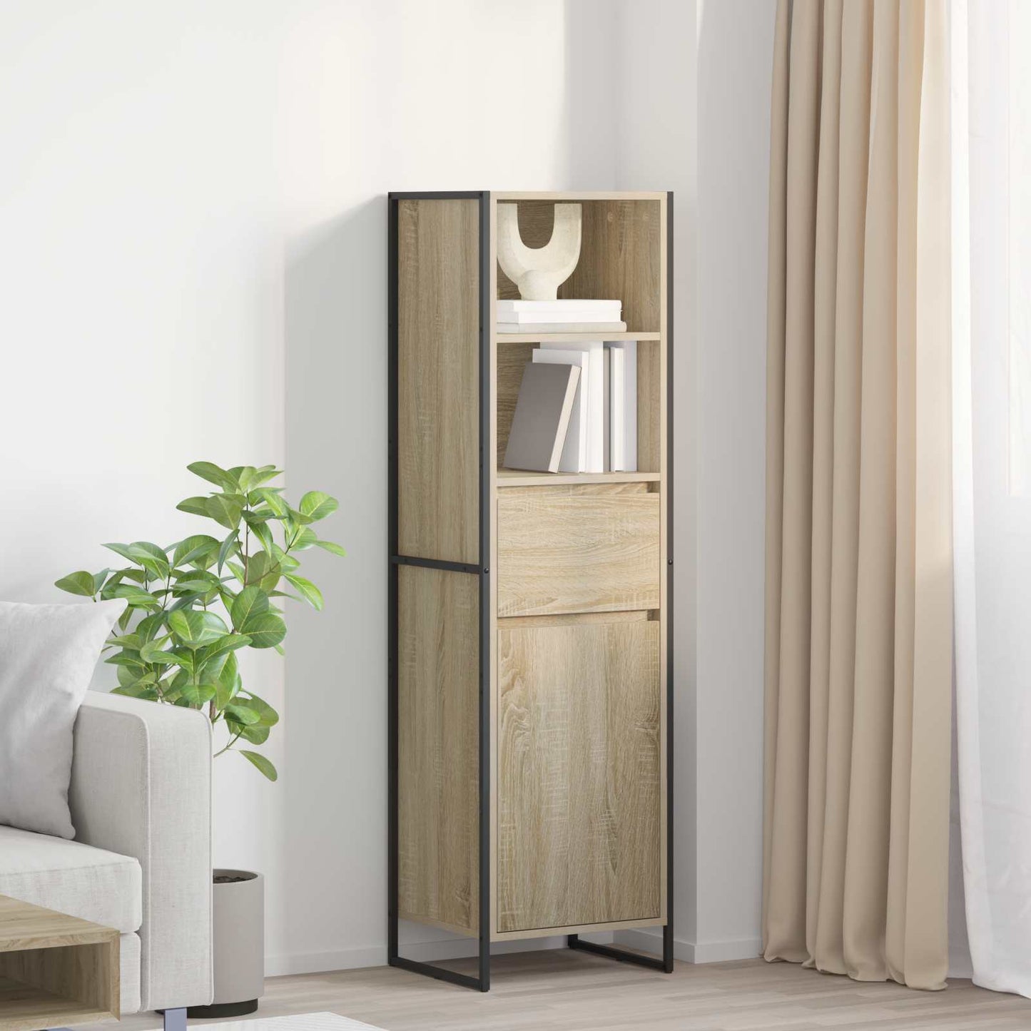 Bücherregal Sonoma 43 x 36 x 150,5 cm Holzwerkstoff