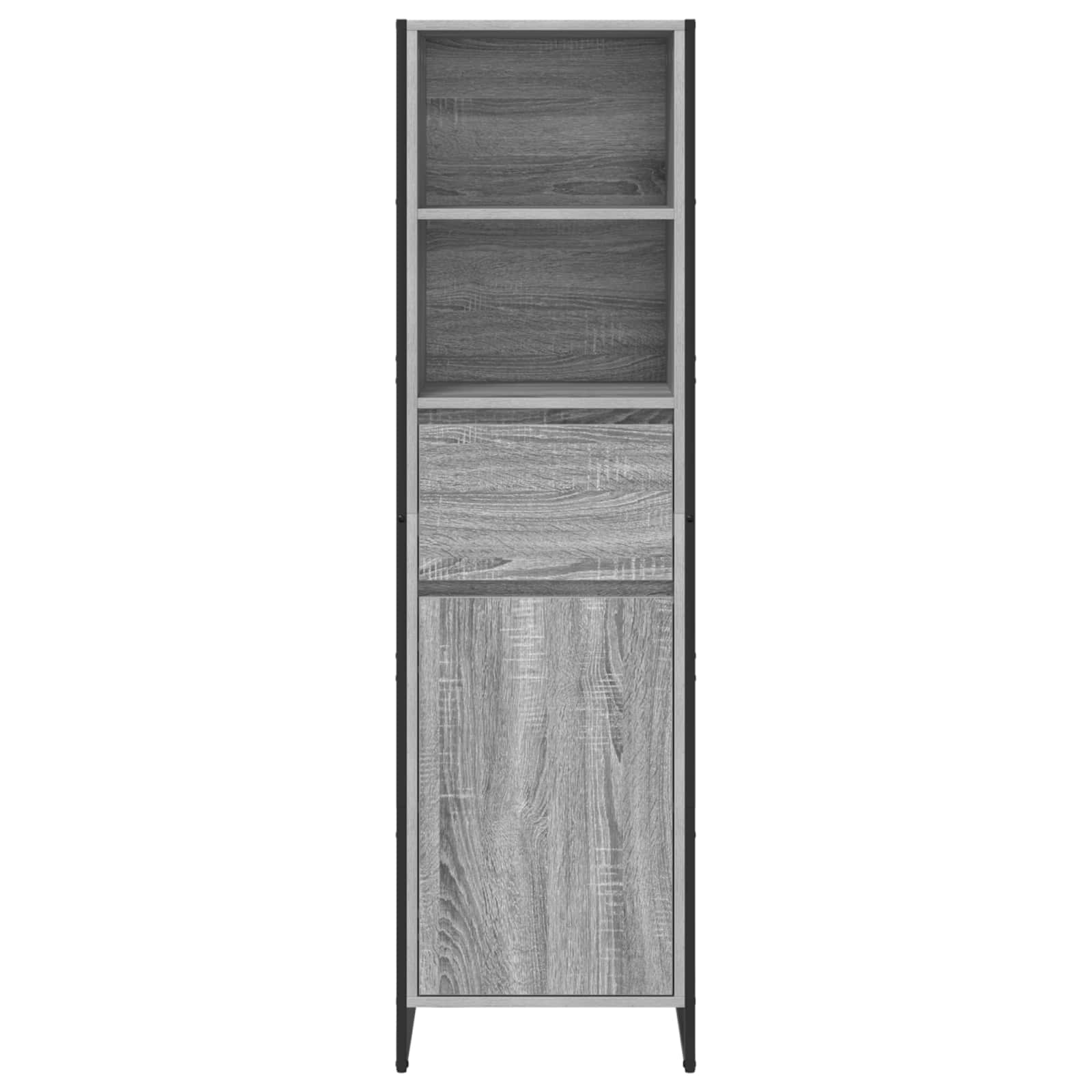Bücherregal Graues Sonoma 43 x 36 x 150,5 cm Holzwerkstoff
