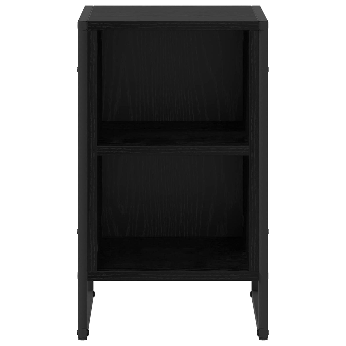 Nachttisch 2 stk. Schwarz Eichen-Optik 39,5 x 30 x 50 cm