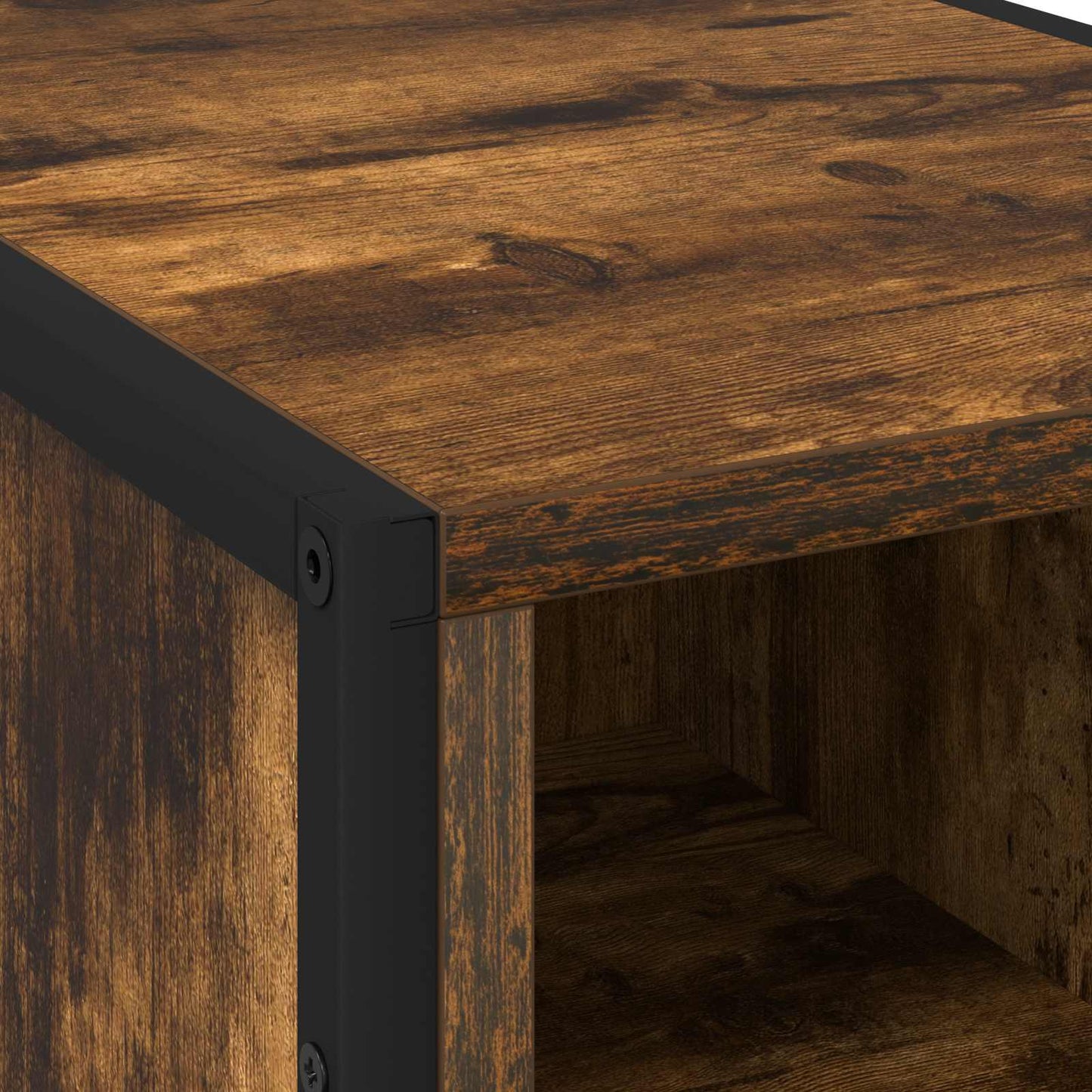 Nachttisch 2 stk. Rauches Eiche 39,5 x 30 x 50 cm Holzwerkstoff