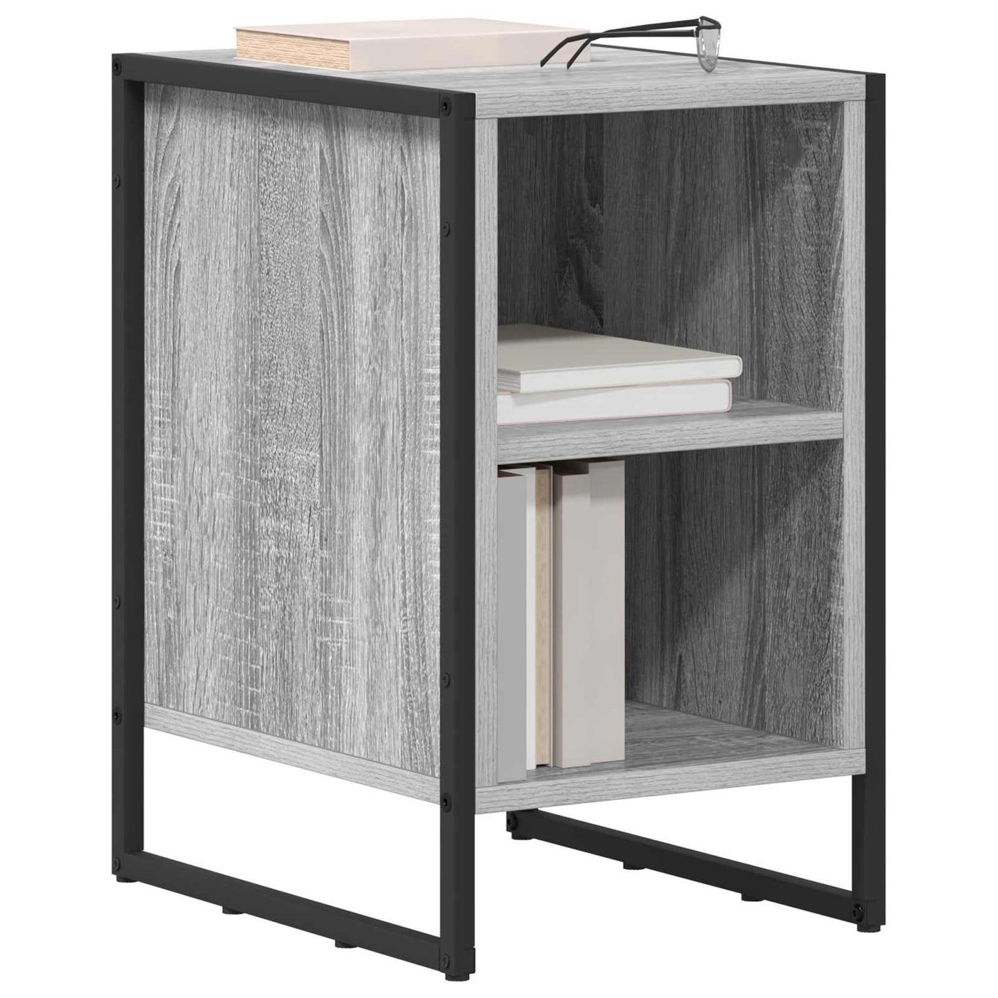 Nachttisch Graues Sonoma 39,5 x 30 x 50 cm Holzwerkstoff