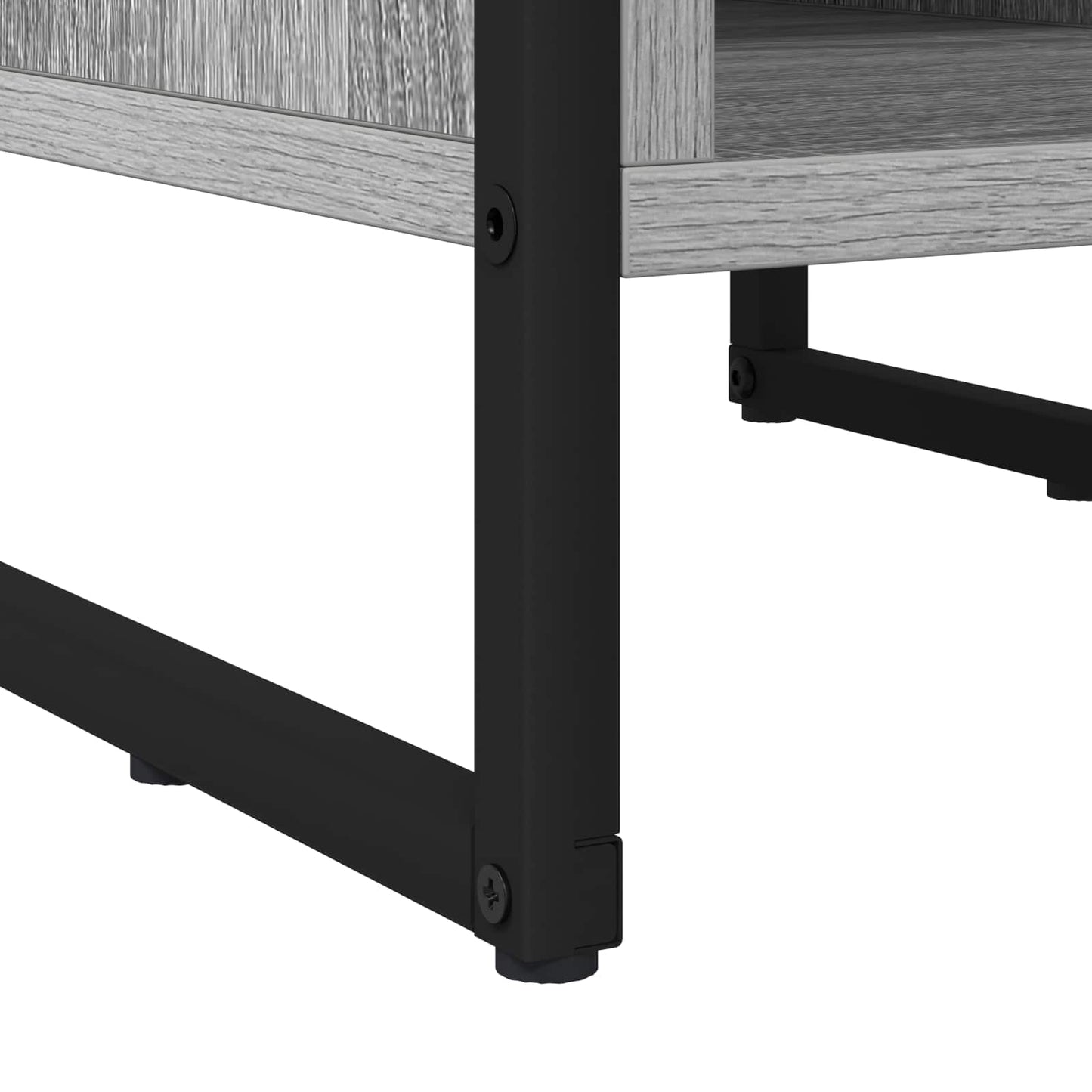 Nachttisch 2 stk. Graues Sonoma 39,5 x 30 x 50 cm Holzwerkstoff