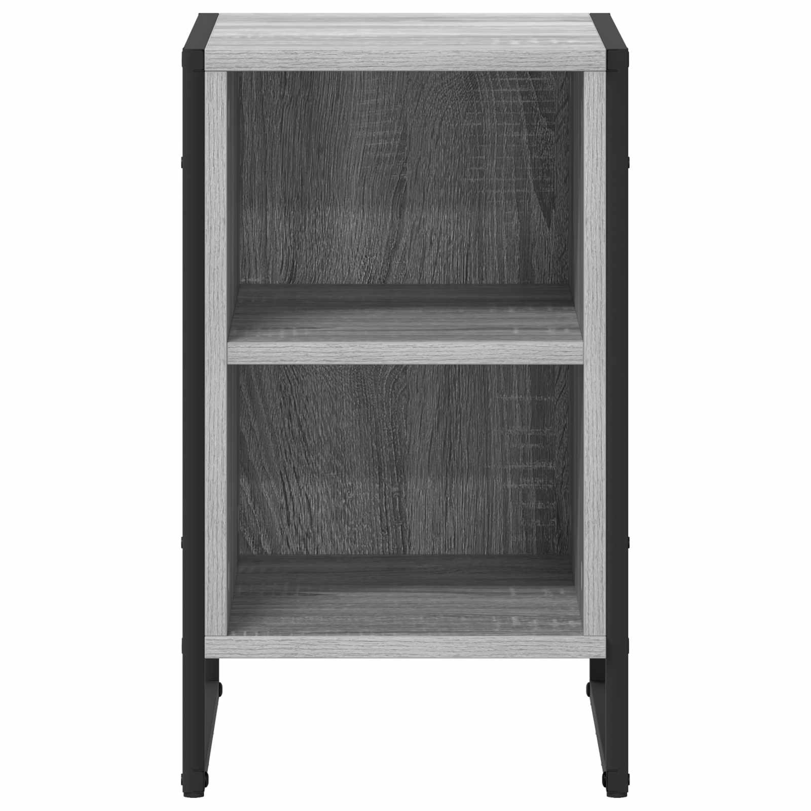 Nachttisch 2 stk. Graues Sonoma 39,5 x 30 x 50 cm Holzwerkstoff