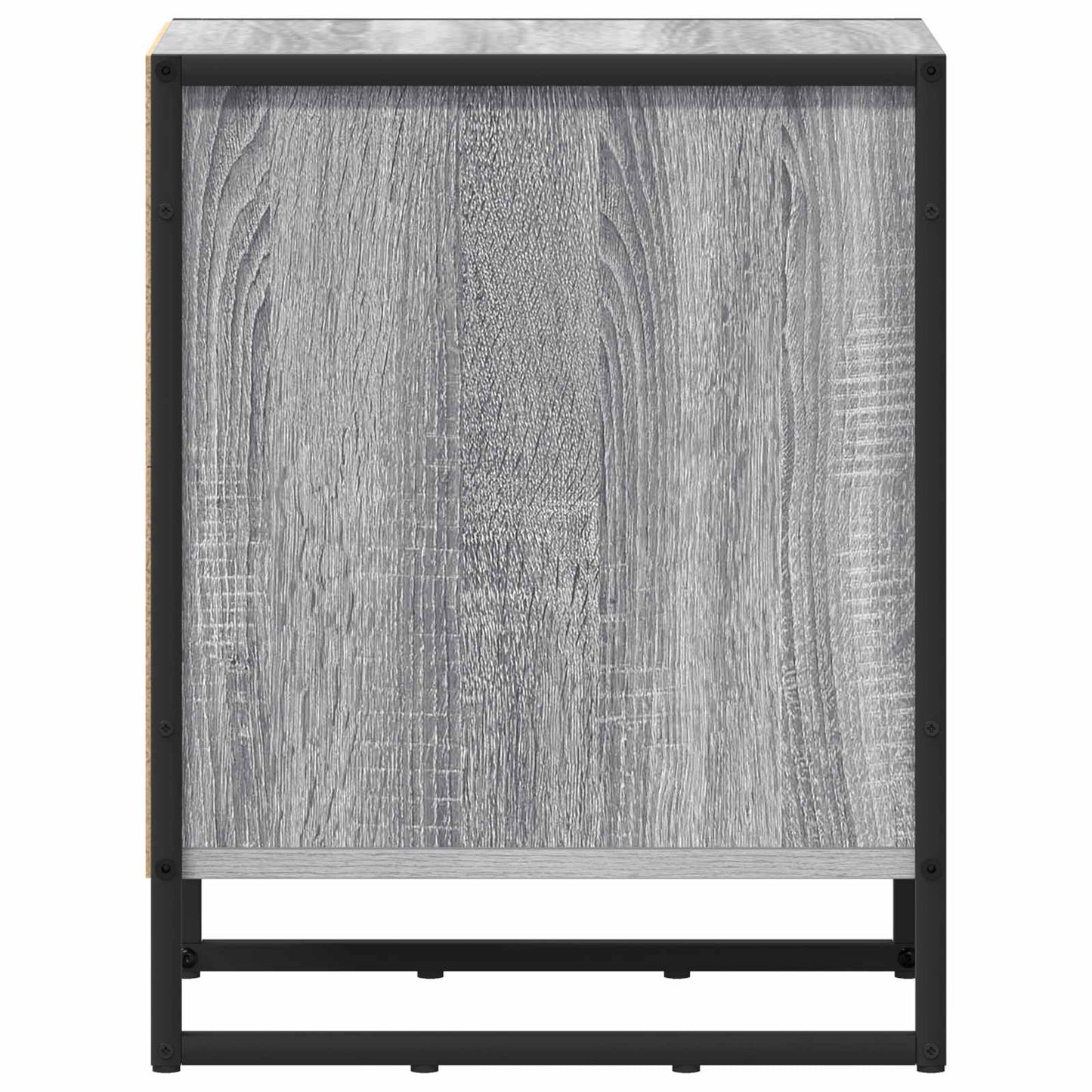 Nachttisch 2 stk. Graues Sonoma 39,5 x 30 x 50 cm Holzwerkstoff