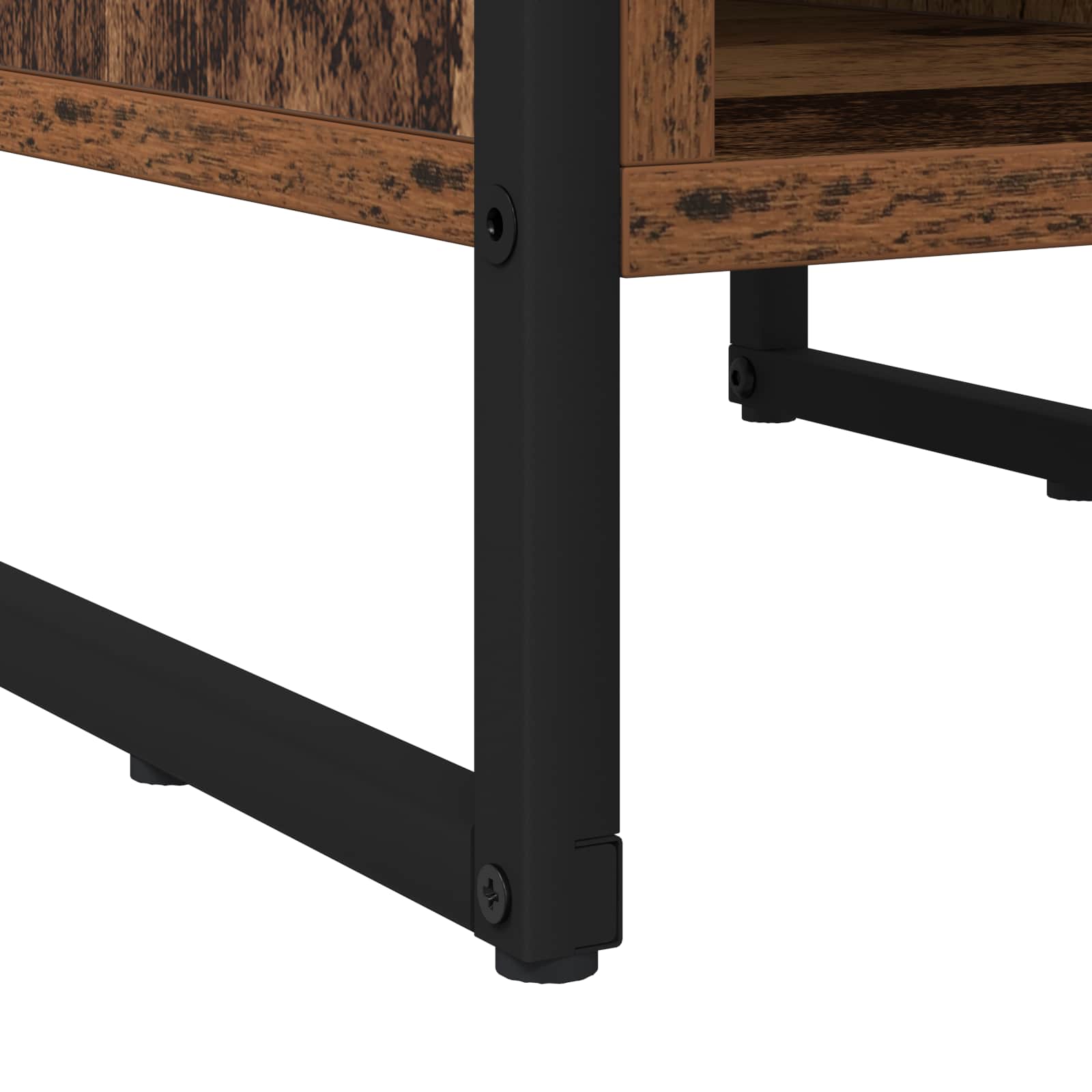 Nachttisch 2 stk. Altholz 39,5 x 30 x 50 cm Holzwerkstoff