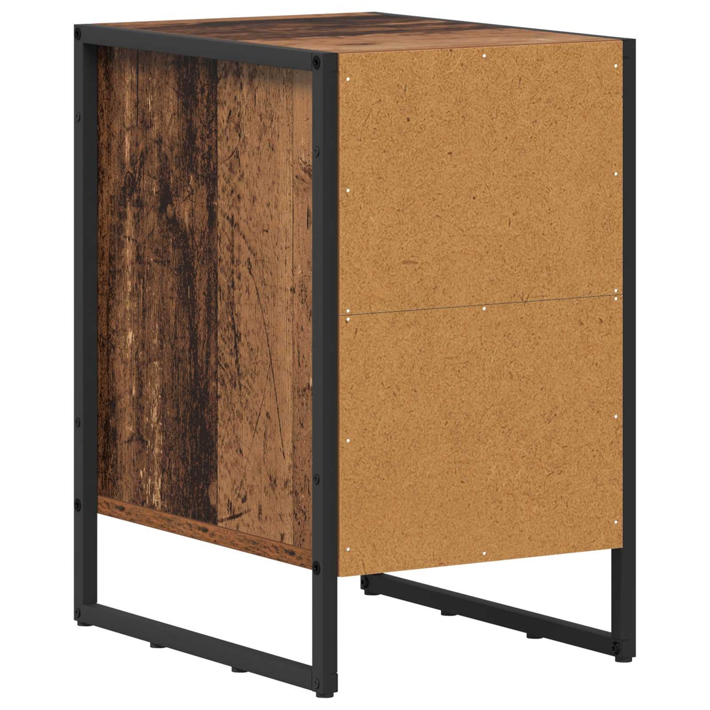 Nachttisch 2 stk. Altholz 39,5 x 30 x 50 cm Holzwerkstoff