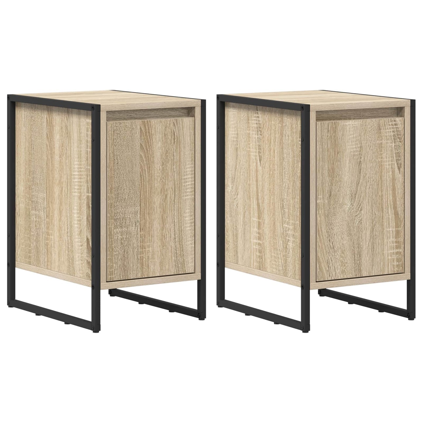 Nachttisch 2 stk. Sonoma 39,5 x 30 x 50 cm Holzwerkstoff