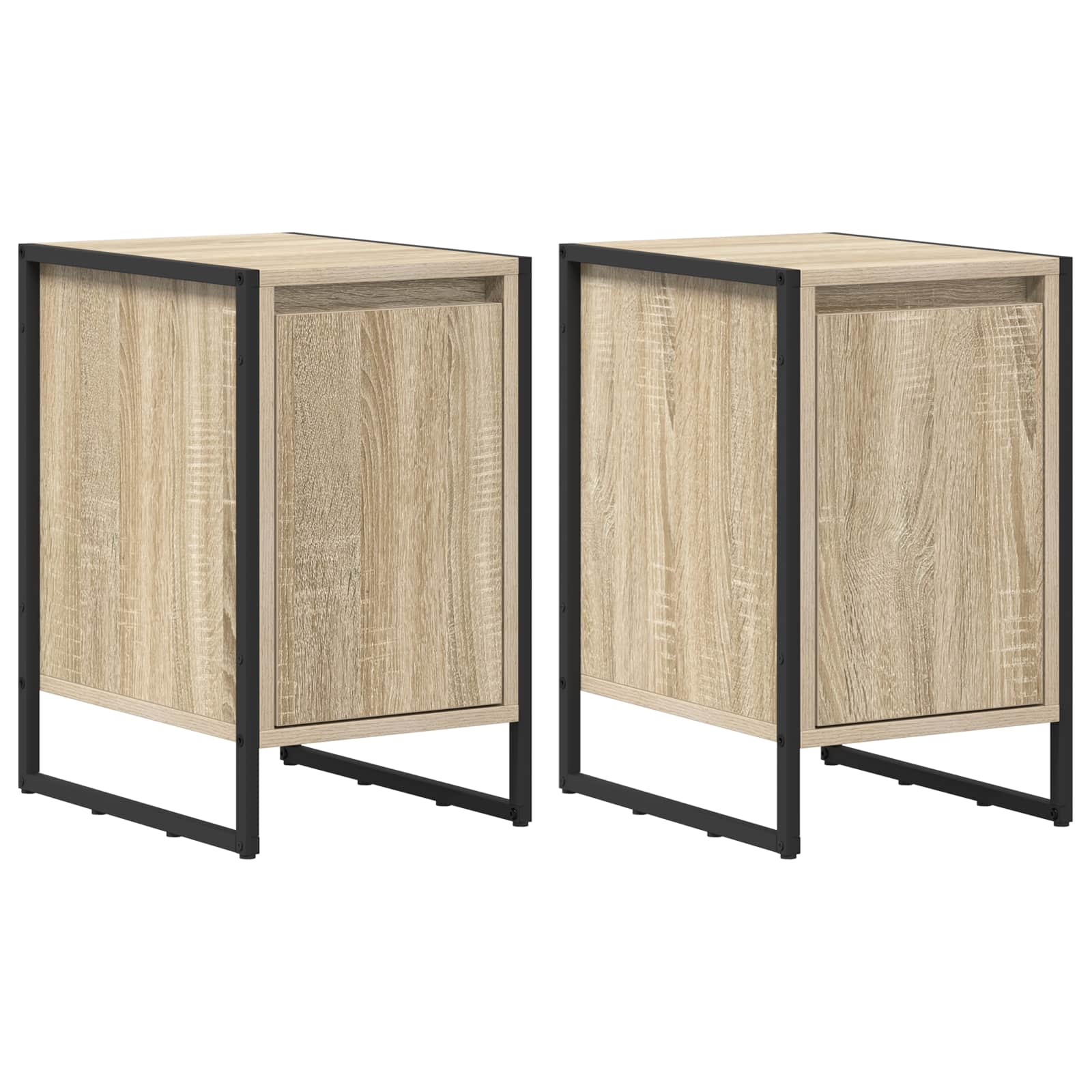 Nachttisch 2 stk. Sonoma 39,5 x 30 x 50 cm Holzwerkstoff