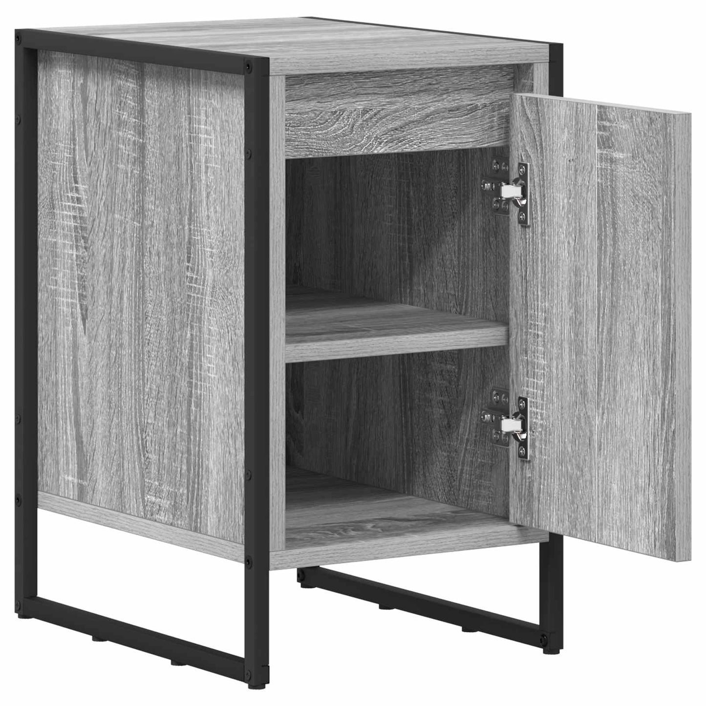 Nachttisch Graues Sonoma 39,5 x 30 x 50 cm Holzwerkstoff