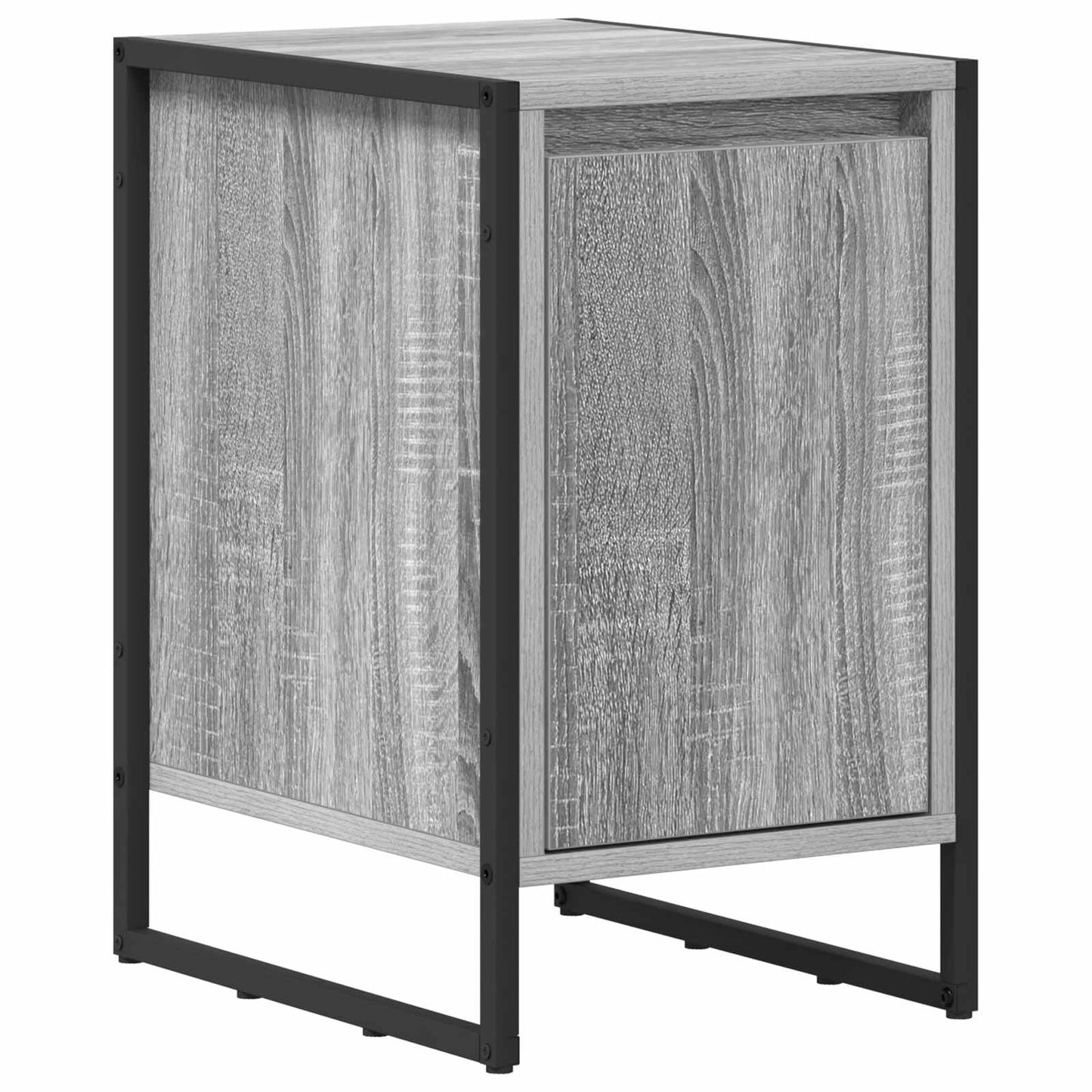 Nachttisch 2 stk. Graues Sonoma 39,5 x 30 x 50 cm Holzwerkstoff