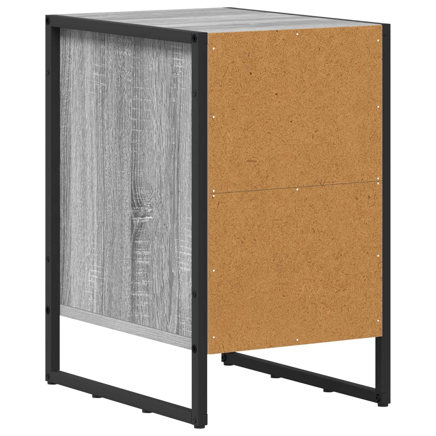 Nachttisch 2 stk. Graues Sonoma 39,5 x 30 x 50 cm Holzwerkstoff