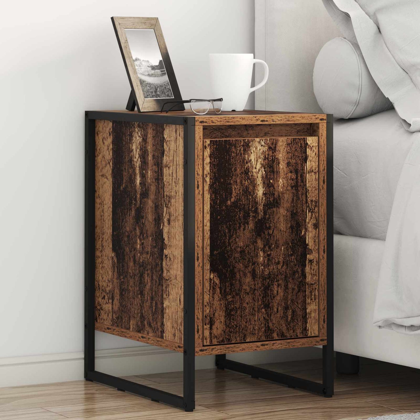 Nachttisch Altholz 39,5 x 30 x 50 cm Holzwerkstoff