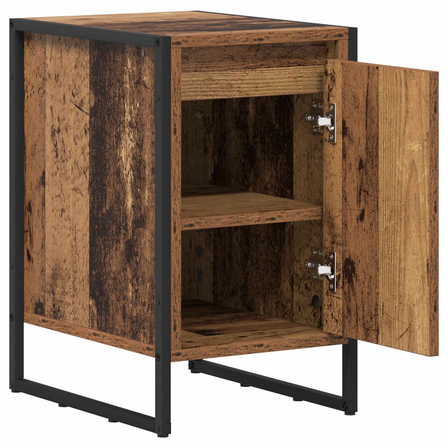 Nachttisch 2 stk. Altholz 39,5 x 30 x 50 cm Holzwerkstoff