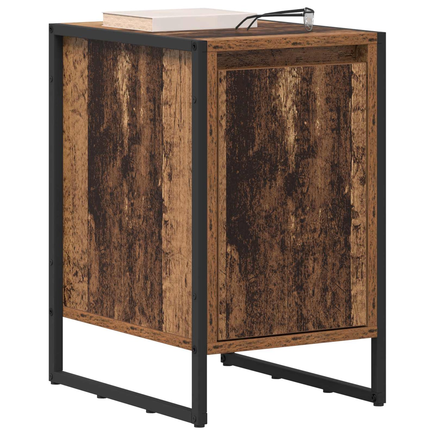 Nachttisch 2 stk. Altholz 39,5 x 30 x 50 cm Holzwerkstoff