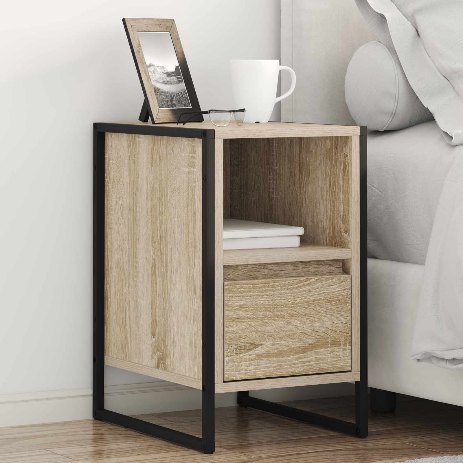 Nachttisch Sonoma 39,5 x 30 x 50 cm Holzwerkstoff