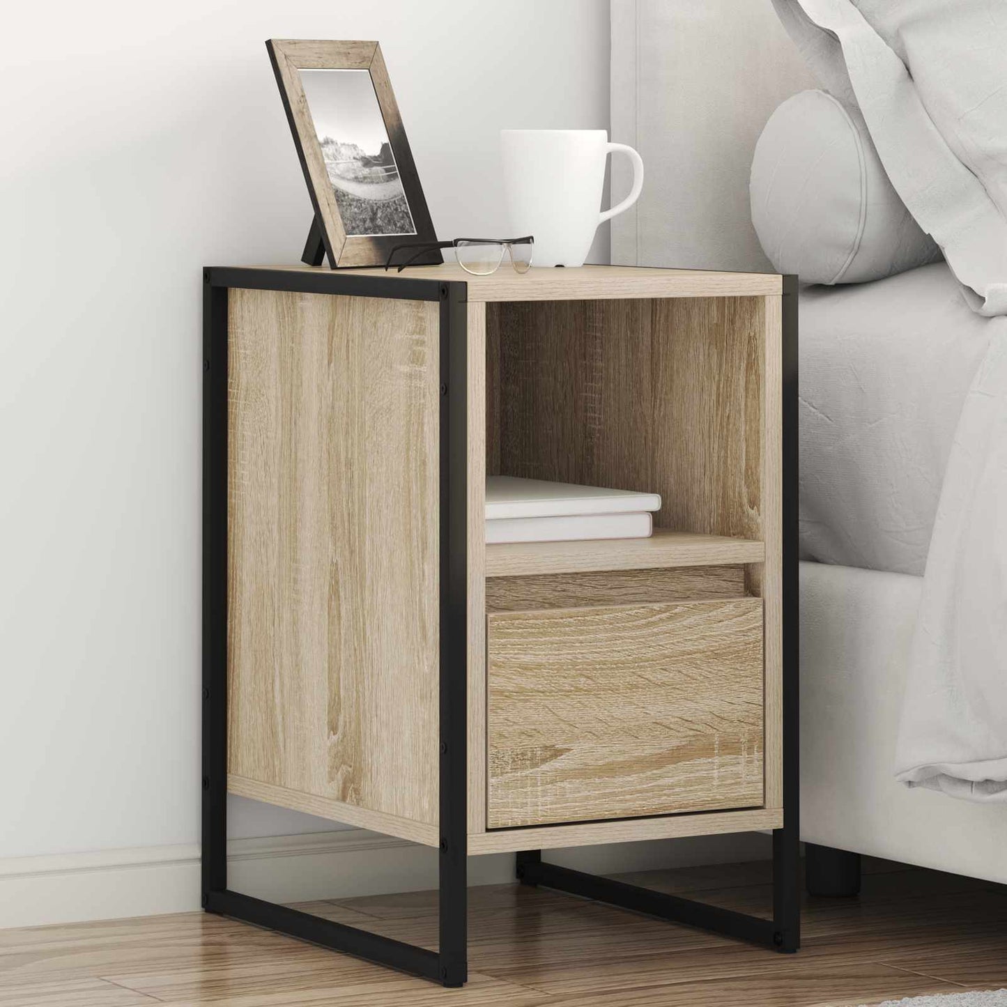 Nachttisch 2 stk. Sonoma 39,5 x 30 x 50 cm Holzwerkstoff