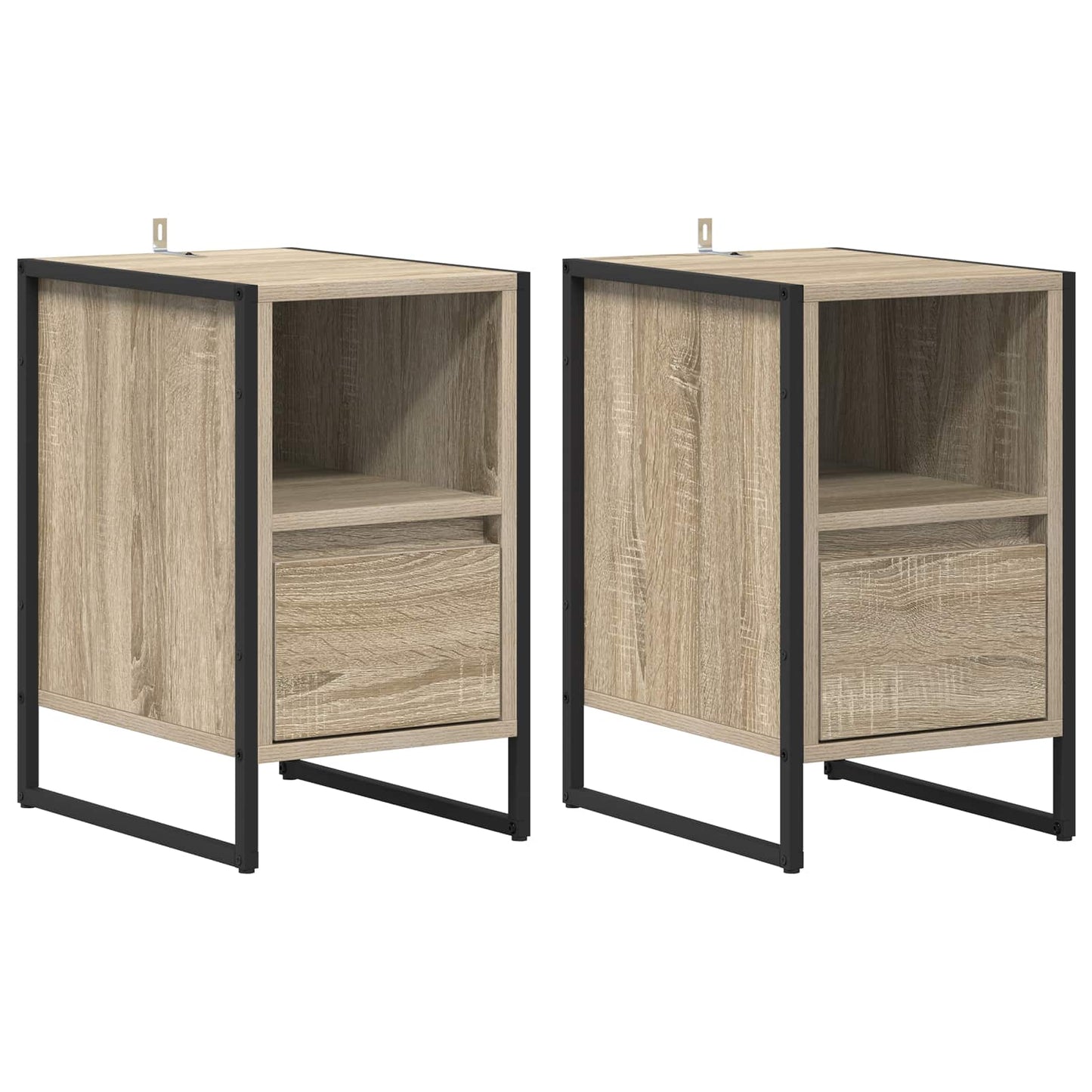 Nachttisch 2 stk. Sonoma 39,5 x 30 x 50 cm Holzwerkstoff