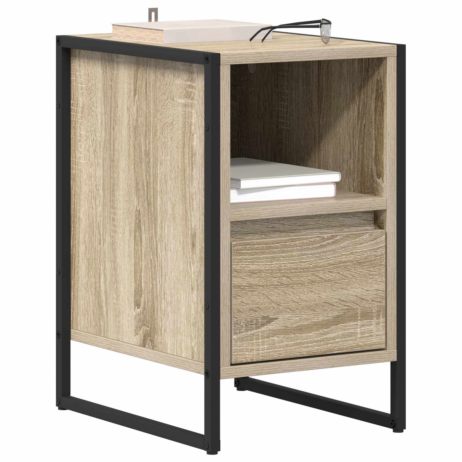 Nachttisch 2 stk. Sonoma 39,5 x 30 x 50 cm Holzwerkstoff