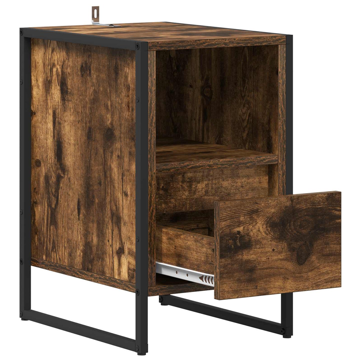 Nachttisch 2 stk. Raucharbe 39,5 x 30 x 50 cm Holzwerkstoff