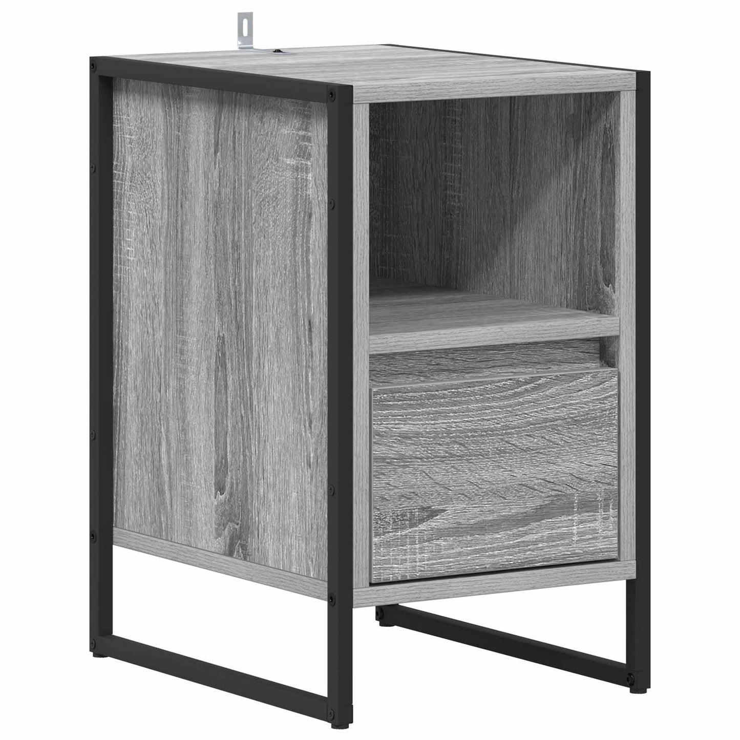Nachttisch 2 stk. Graues Sonoma 39,5 x 30 x 50 cm Holzwerkstoff