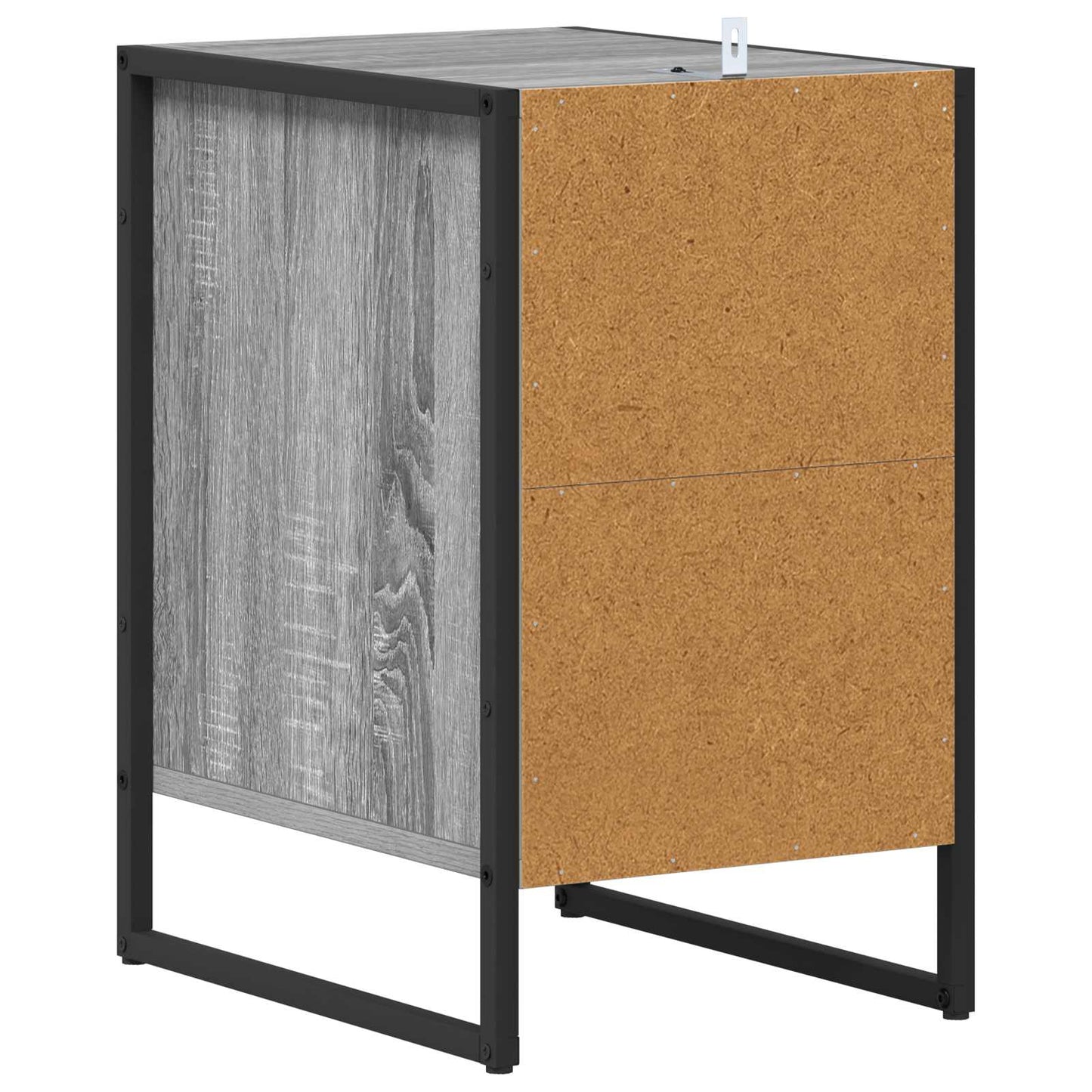 Nachttisch 2 stk. Graues Sonoma 39,5 x 30 x 50 cm Holzwerkstoff