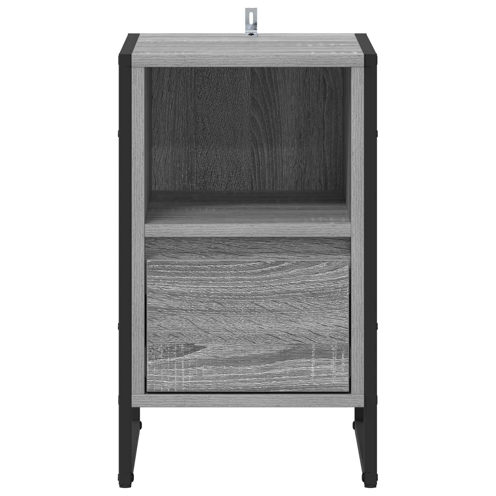 Nachttisch 2 stk. Graues Sonoma 39,5 x 30 x 50 cm Holzwerkstoff