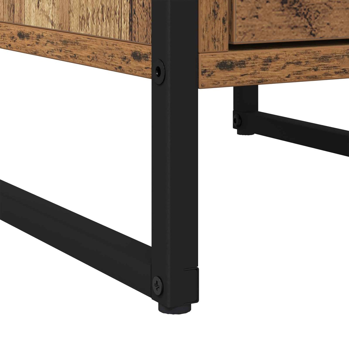 Nachttisch 2 stk. Altholz 39,5 x 30 x 50 cm Holzwerkstoff