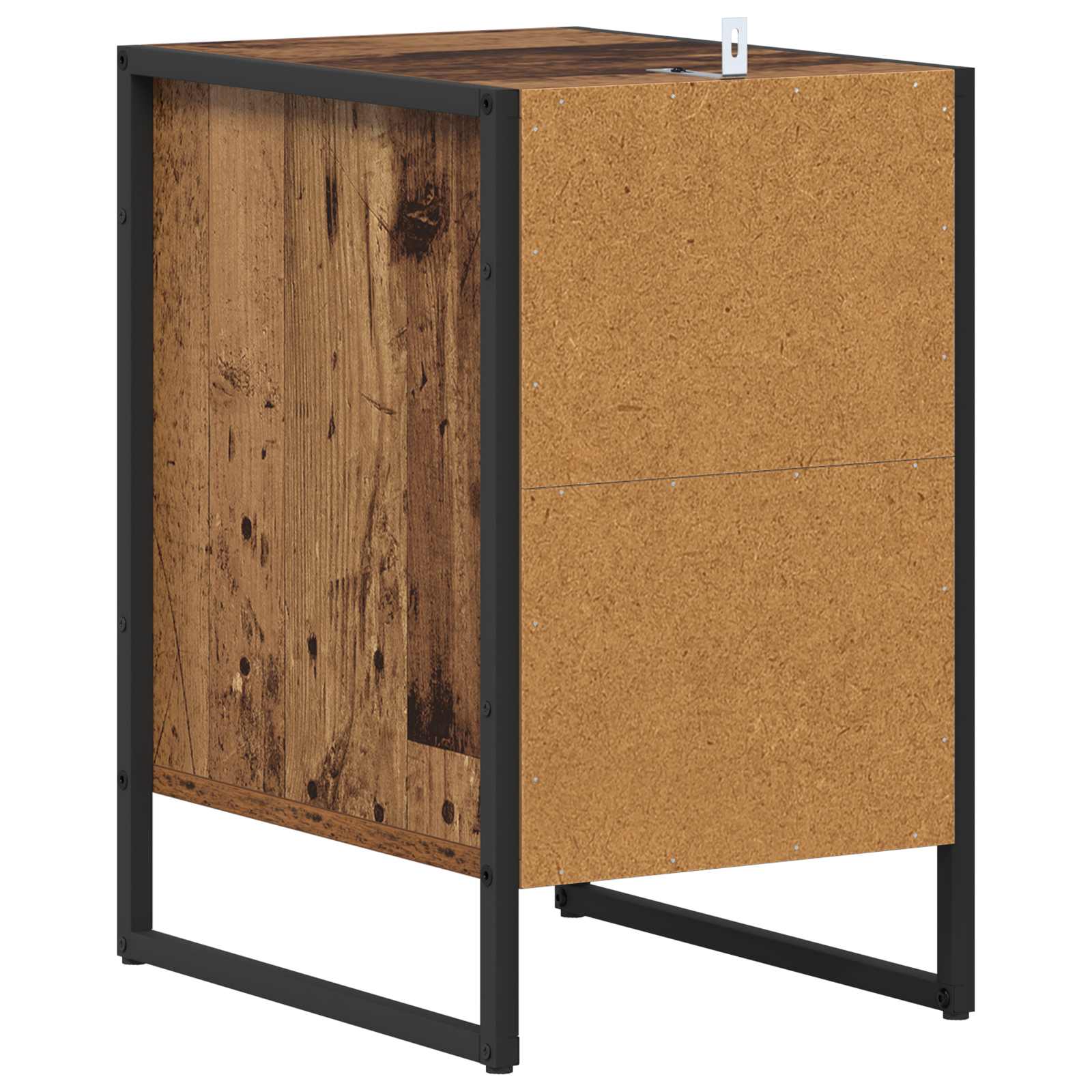 Nachttisch 2 stk. Altholz 39,5 x 30 x 50 cm Holzwerkstoff