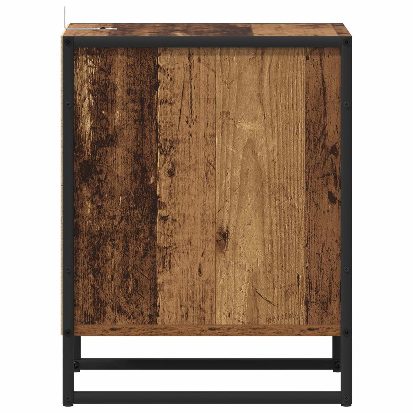 Nachttisch 2 stk. Altholz 39,5 x 30 x 50 cm Holzwerkstoff